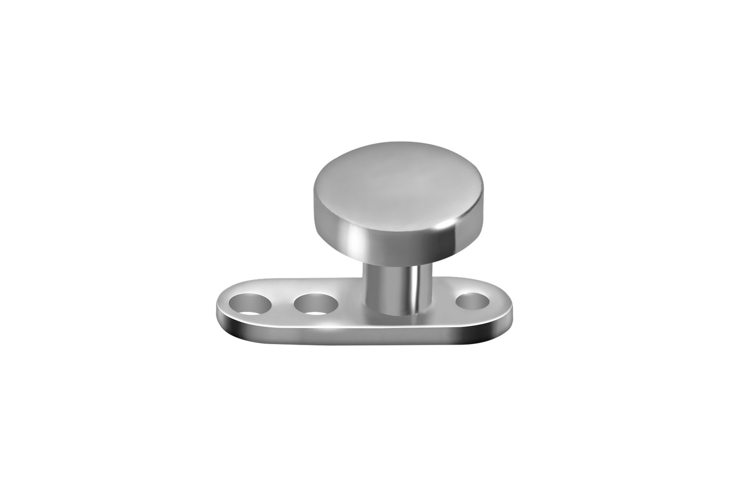 Titan Dermal Anchor mit 3 Löchern DISC von Piercingline